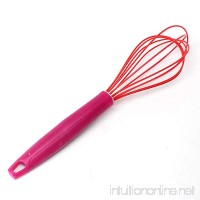 2-Pack Silicone Coated Whisks with Heat Resistant Balloon Wire Whip. Non-Stick Silicone Whisk is Pefect for Whisking or Stirring Sauces  Gravies  Eggs  Creams on the Stove or in the Oven. - B00REWEUVM